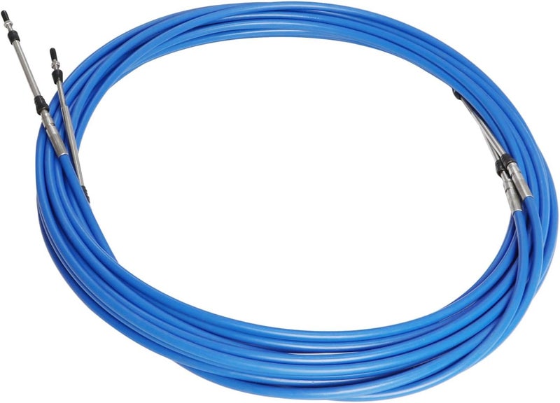 Jecoupoon Store 3300/33C Marine Throttle Shift Remote Control Box Cable for Outboard Engine Boat Motor Steering System 8FT 13FT 15FT 20FT 30FT (30FT,2PCS) - Image 2